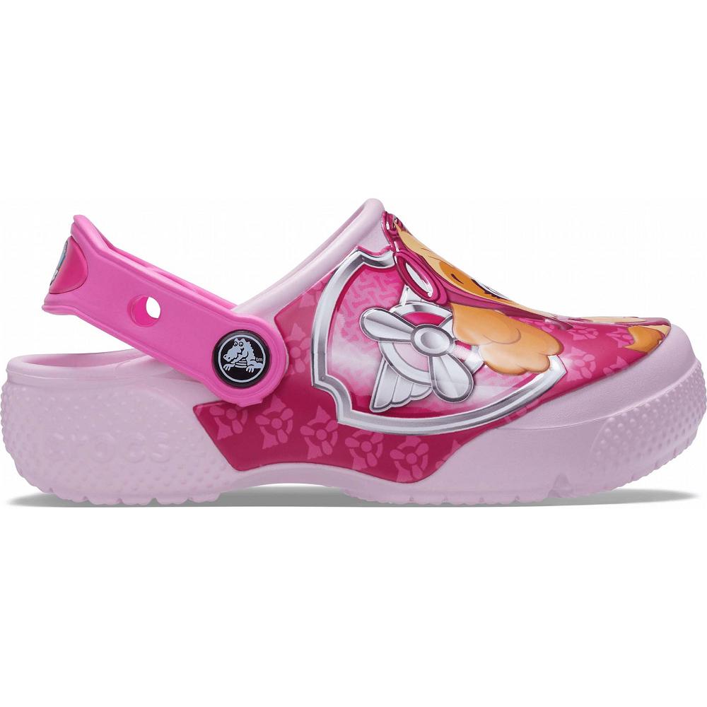 Sabots Crocs Fun Lab Paw Patrol™ Patch Garcon Rose | France 1403NWYB